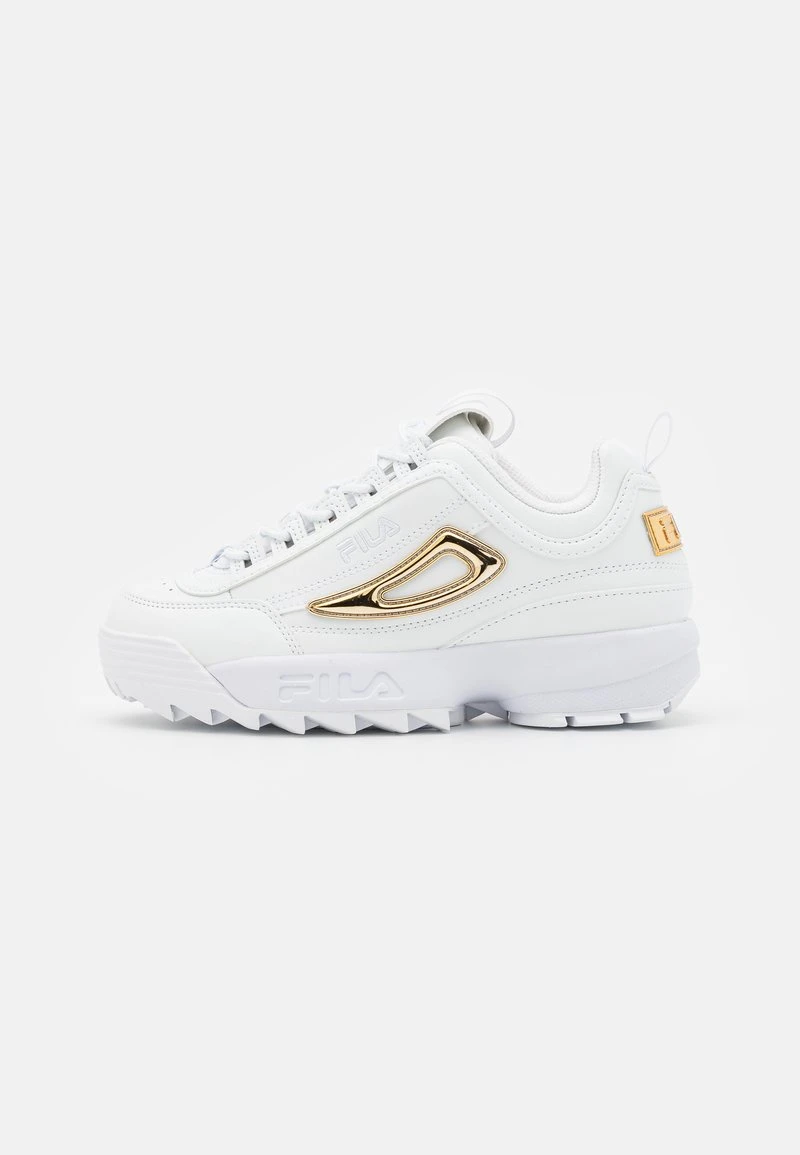Fila DISRUPTOR M WMN - Sneaker Low - White/gold 2 Fila DISRUPTOR M WMN - Sneaker Low - White/gold – Bild 2