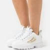 Fila DISRUPTOR M WMN - Sneaker Low - White/gold