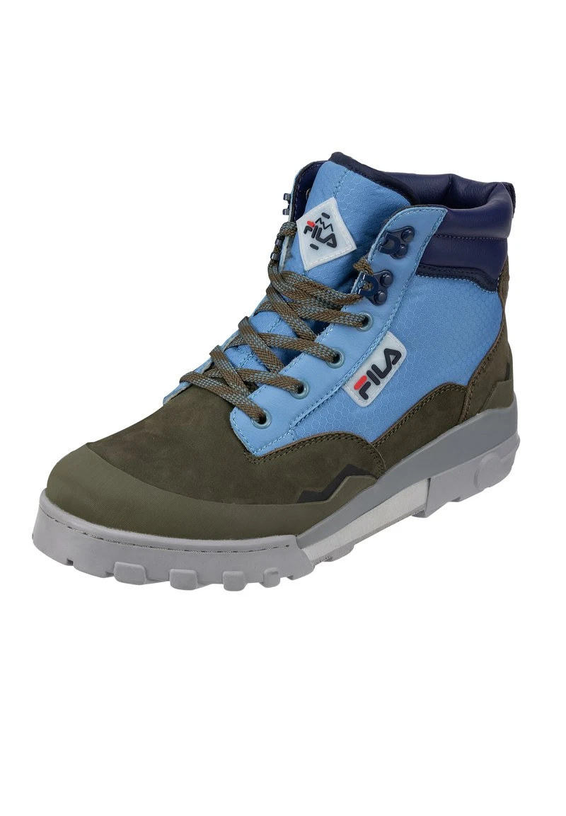 Fila FOOTWEAR GRUNGE II O MID - Schnürstiefelette - Loden Green Adriatic Blue 2 Fila FOOTWEAR GRUNGE II O MID - Schnürstiefelette - Loden Green Adriatic Blue – Bild 2