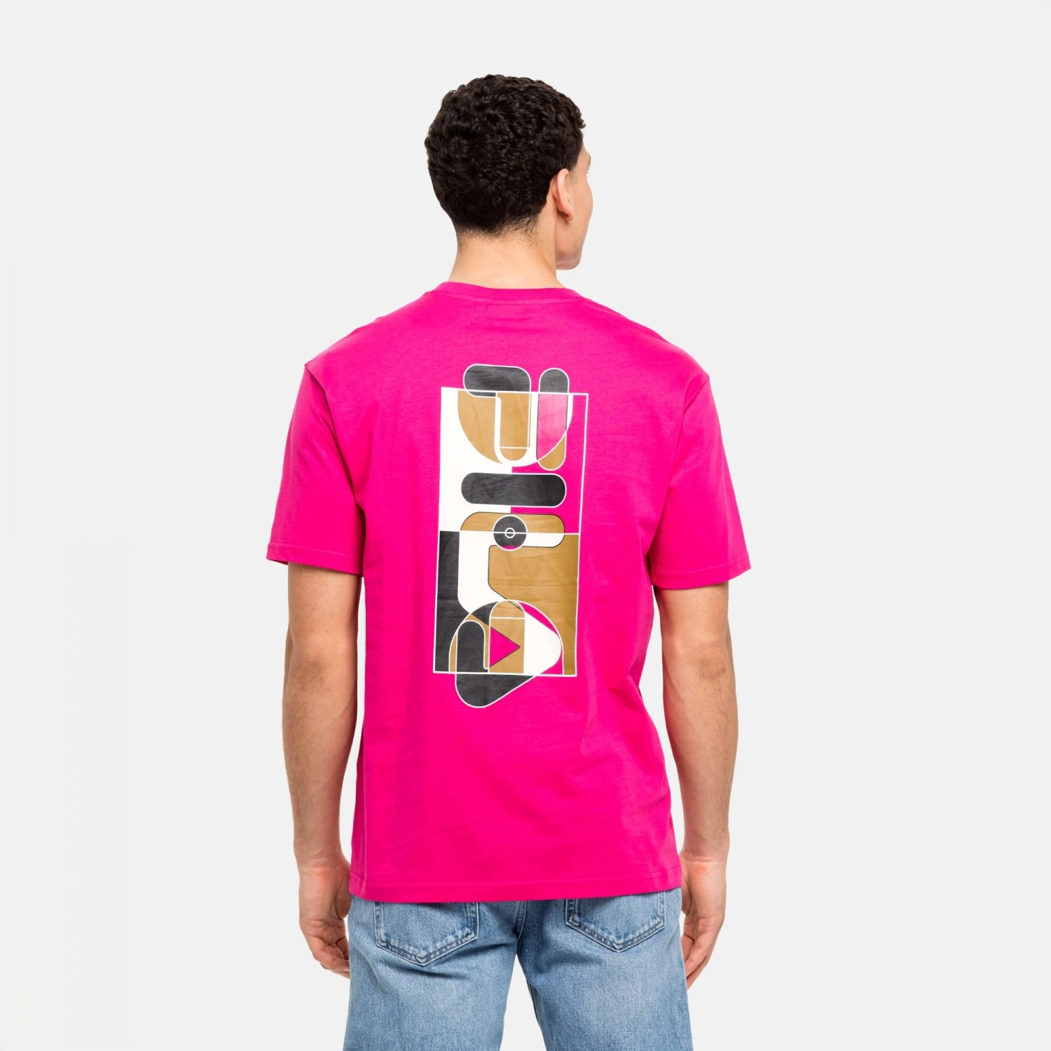 Fila Baku Tee Pink-peacock 2 Fila Baku Tee Pink-peacock – Bild 2