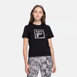 Fila Bale Cropped Tee Black-beauty