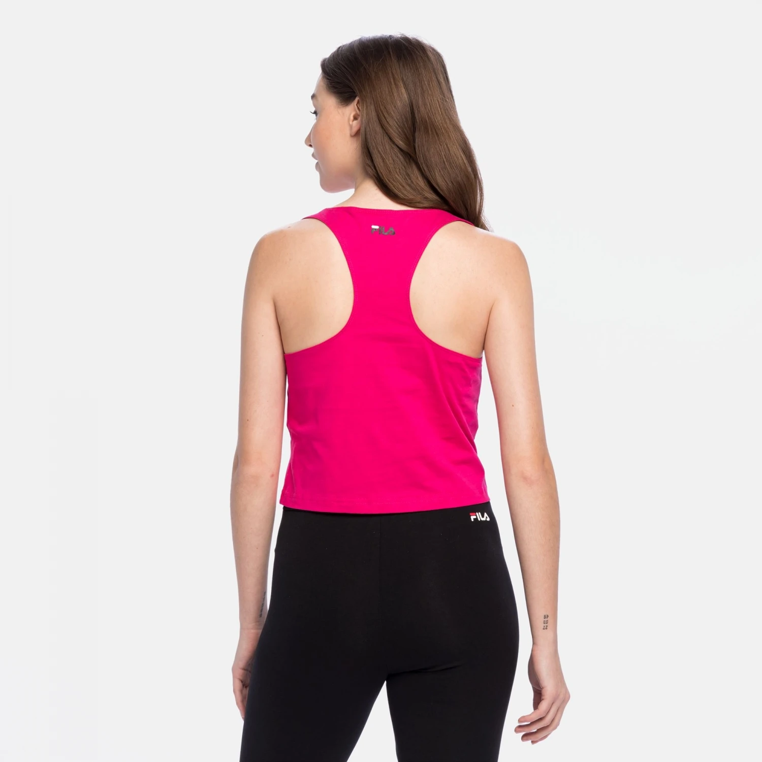 Fila Basin Cropped Tank Top Pink-peacock 2 Fila Basin Cropped Tank Top Pink-peacock – Bild 2