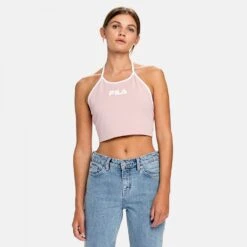 Fila Bebe Halter Neck Top Pale-mauve