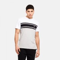 Fila Boise Tee Lightgrey-melange-black-white