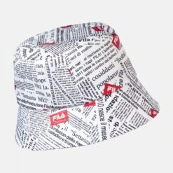 Fila Brusselss Newspaper AOP Bucket Hat