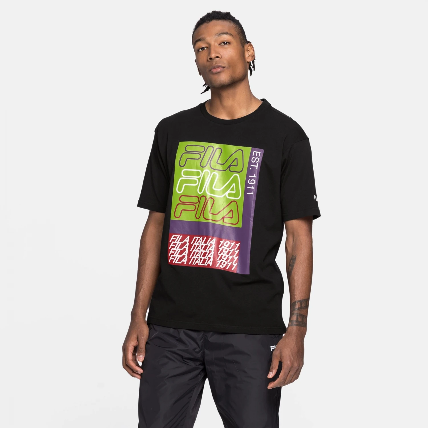 Fila Caradoc Dropped Shoulder Tee 1 Fila Caradoc Dropped Shoulder Tee