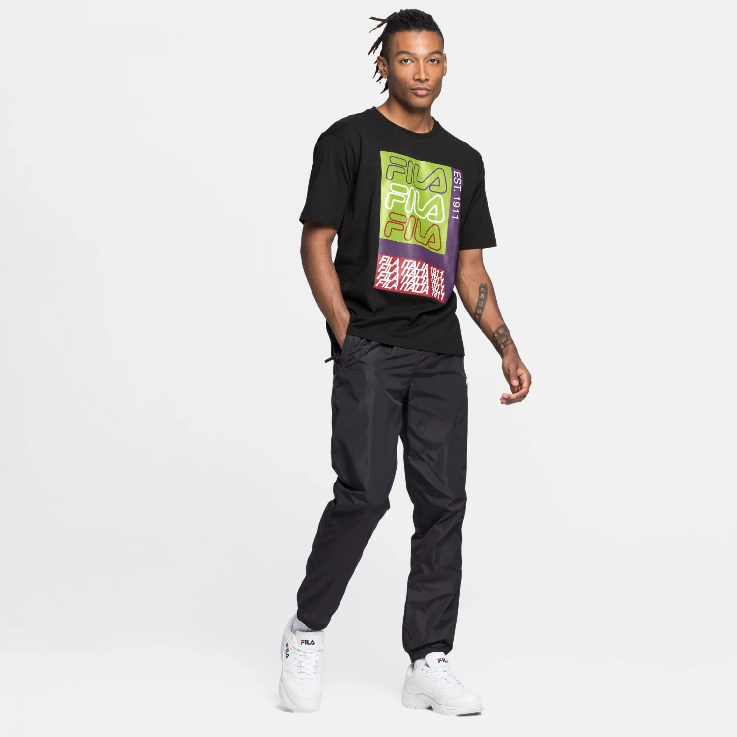 Fila Caradoc Dropped Shoulder Tee 3 Fila Caradoc Dropped Shoulder Tee – Bild 3