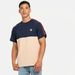Fila Cian Blocked Tee Cuban-sand