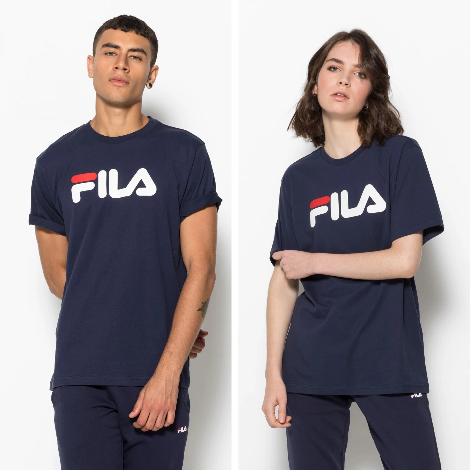 Fila Classic Pure Tee Black-iris 1 Fila Classic Pure Tee Black-iris
