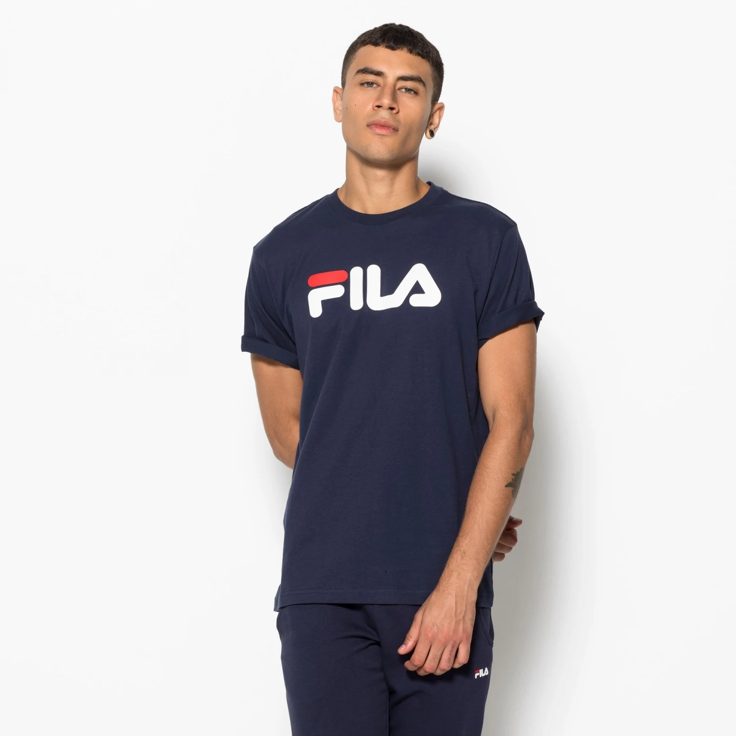 Fila Classic Pure Tee Black-iris 2 Fila Classic Pure Tee Black-iris – Bild 2