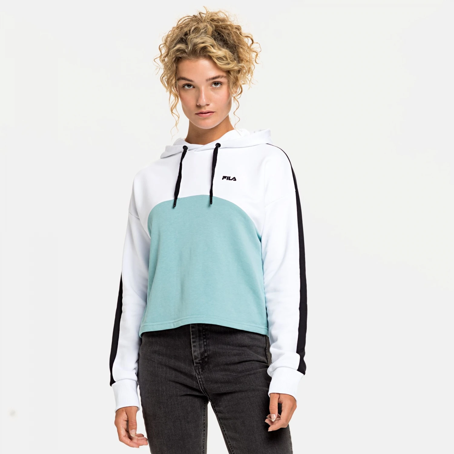 Fila Damita Hoody Cameo-blue-white 1 Fila Damita Hoody Cameo-blue-white