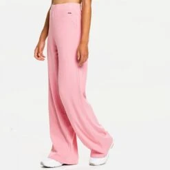 Fila Dasha Wide Ribbed Trousers Peony