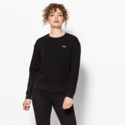 Fila Effie Crew Sweat Black