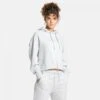 Fila Elaxi Cropped Hoody Lightgrey-melange
