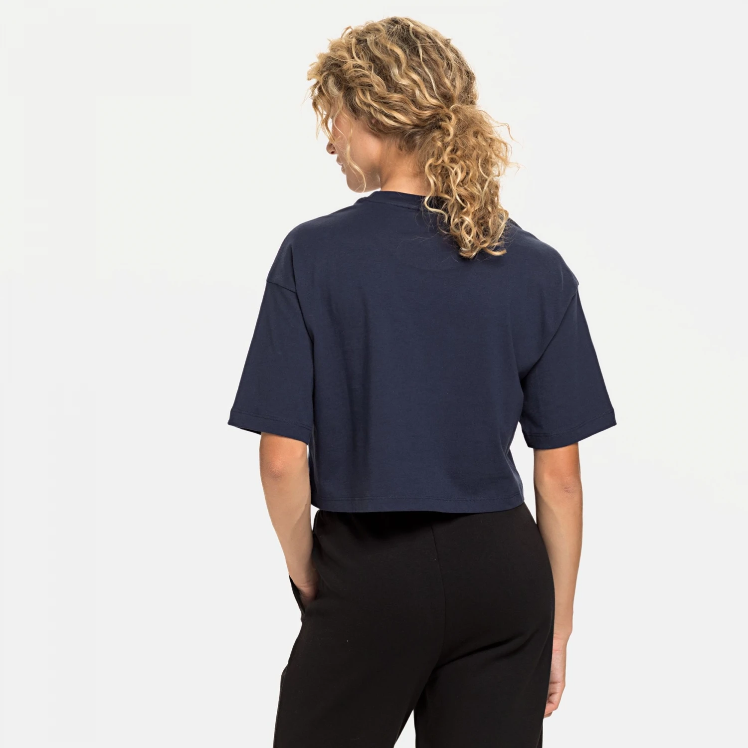 Fila Ellasyn Cropped Tee Black-iris 2 Fila Ellasyn Cropped Tee Black-iris – Bild 2