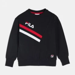 Fila Kids Zator Crew Sweat Black-beauty