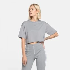 Fila Magola Oversized Cropped Tee Monument