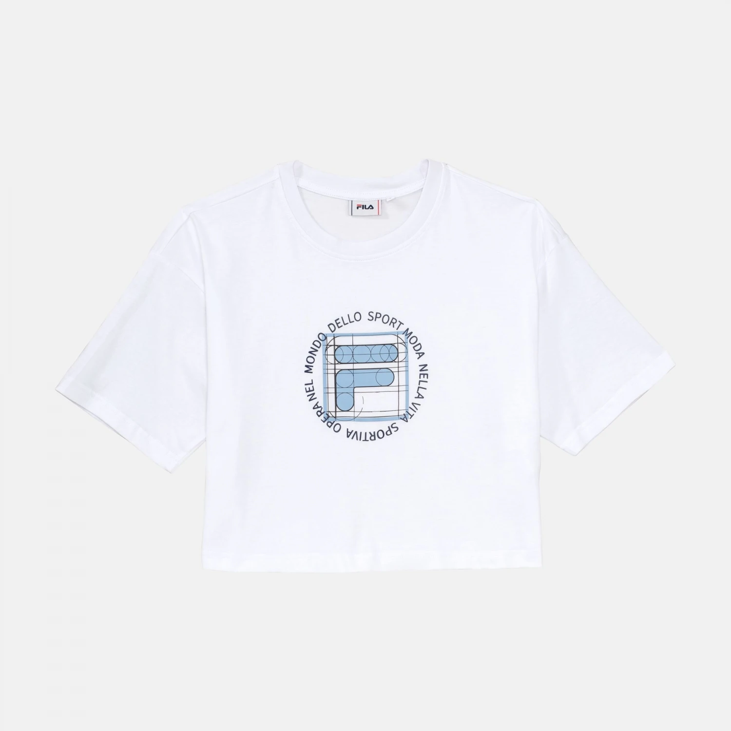 Fila Raisa Cropped Tee White 1 Fila Raisa Cropped Tee White