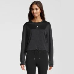 Fila Rimini Cropped Crew Shirt Black-beauty