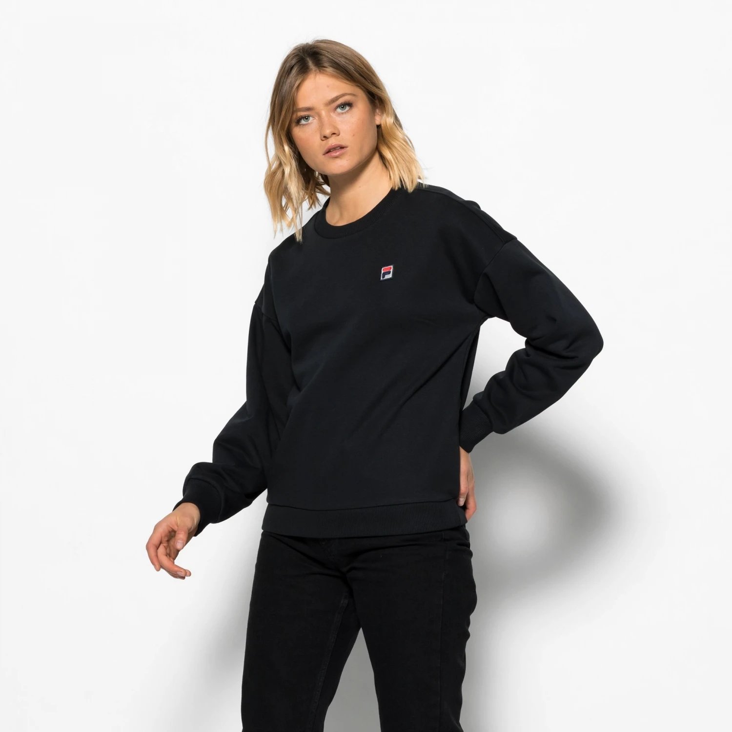 Fila Suzanna Crew Sweater Black 1 Fila Suzanna Crew Sweater Black