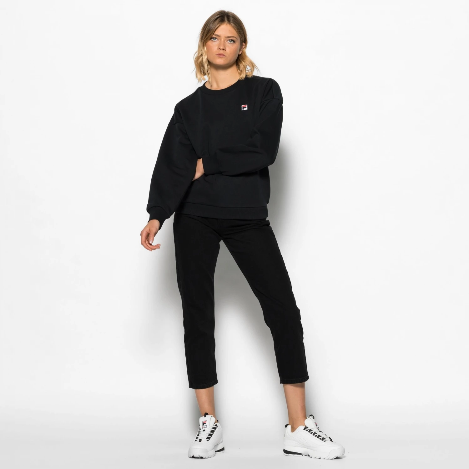 Fila Suzanna Crew Sweater Black 3 Fila Suzanna Crew Sweater Black – Bild 3