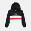 Fila Teens Ellanah Hoody Black-white-red