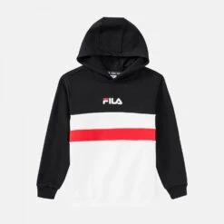 Fila Teens Ellanah Hoody Black-white-red