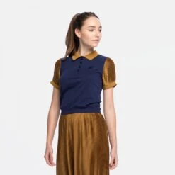 Fila Thorn Cropped Polo Shirt