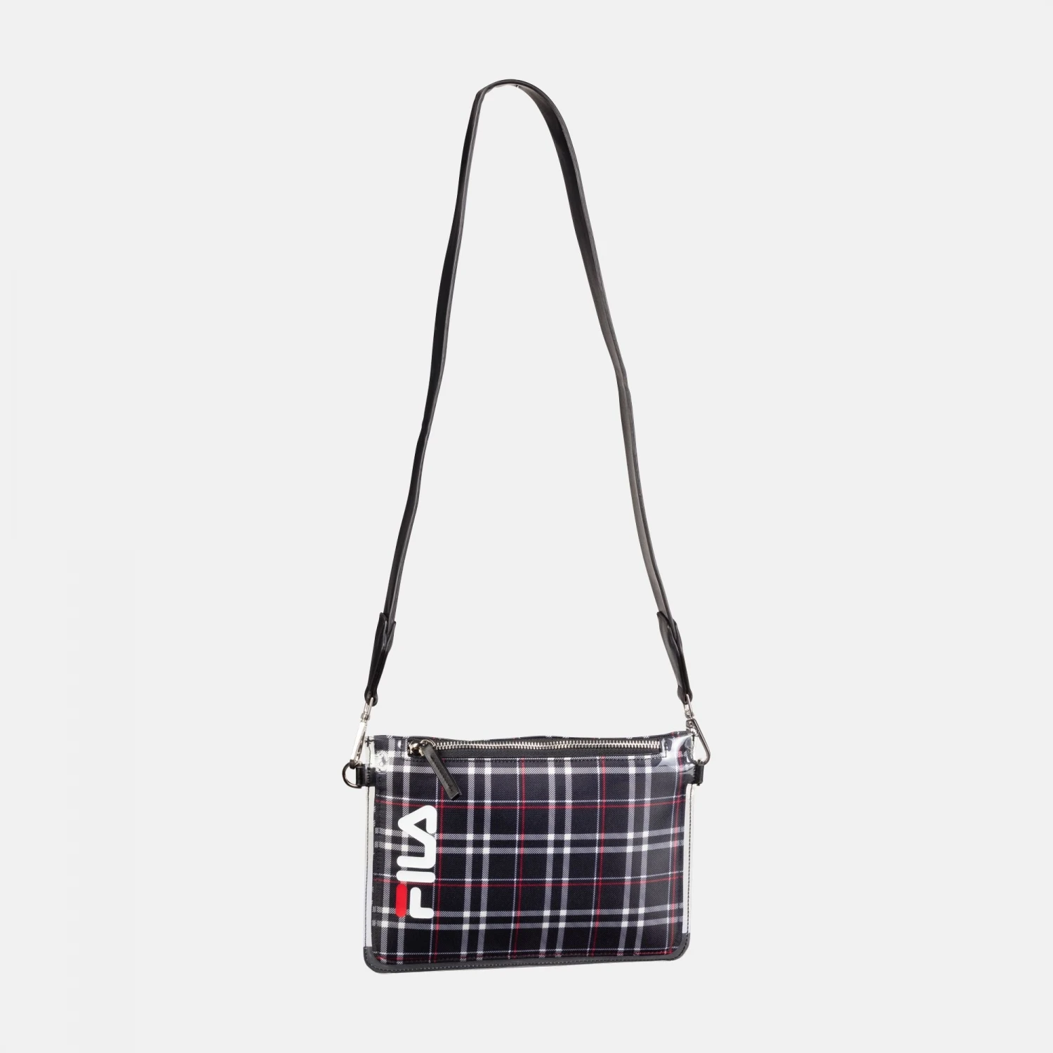 Fila Transparent Cross Body Bag Black-tartan-aop 1 Fila Transparent Cross Body Bag Black-tartan-aop
