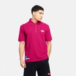 Fila Tutak Polo Shirt Pink-peacock