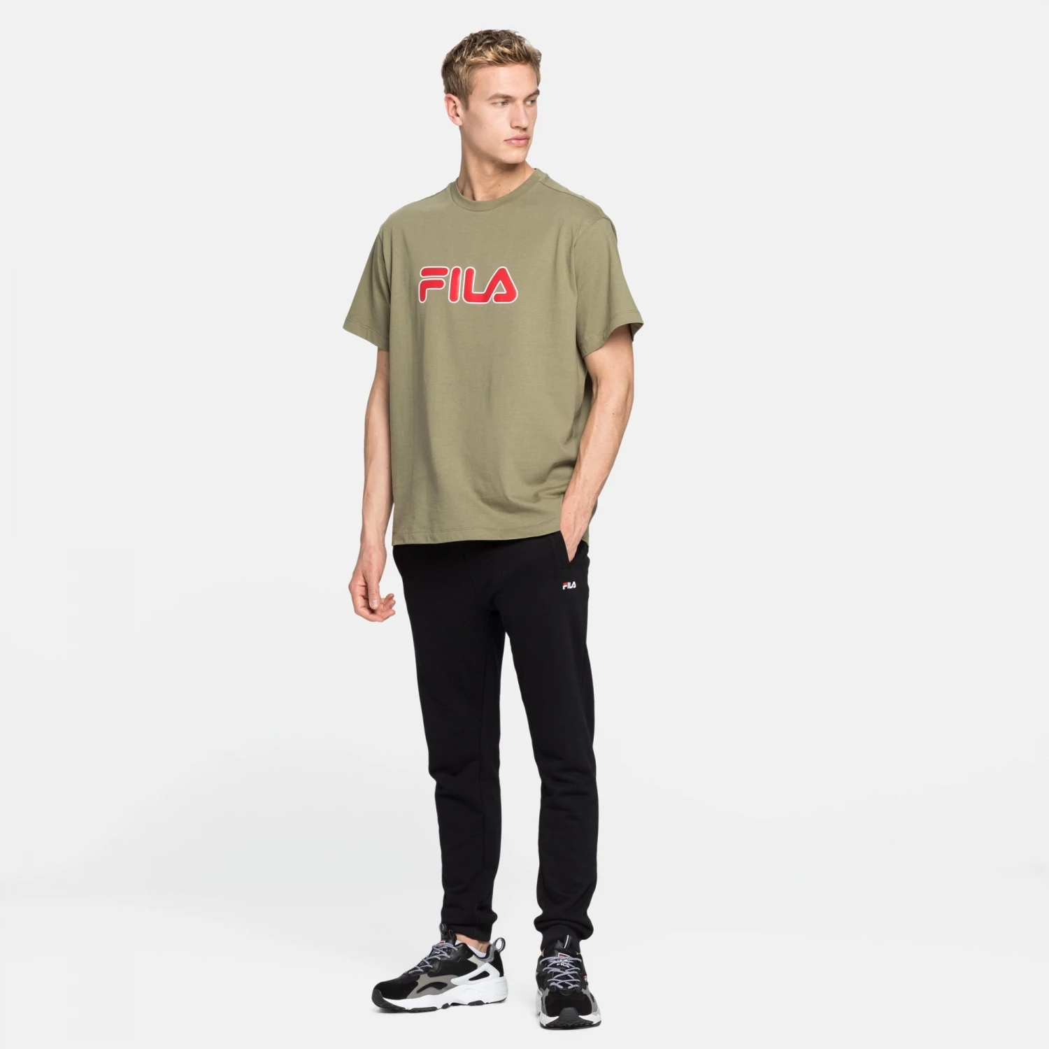 Fila Usher Tee Deep-lichen 3 Fila Usher Tee Deep-lichen – Bild 3