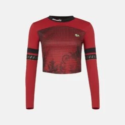 Fila VR46 C27 Cropped Longsleeve Red-black