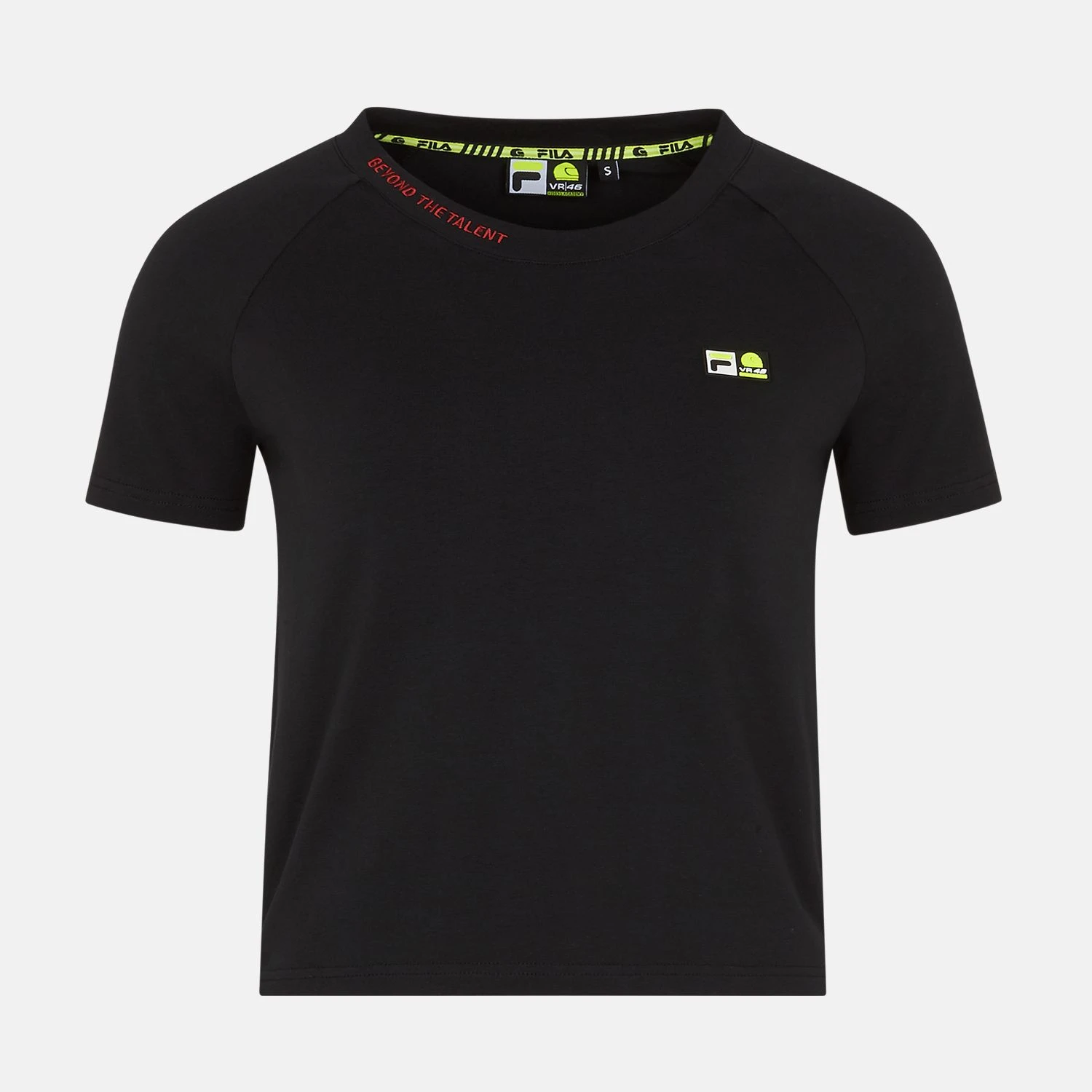 Fila VR46 C29 Cropped Tee Black 1 Fila VR46 C29 Cropped Tee Black