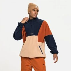 Fila Wafa Blocked Half Zip Fleece