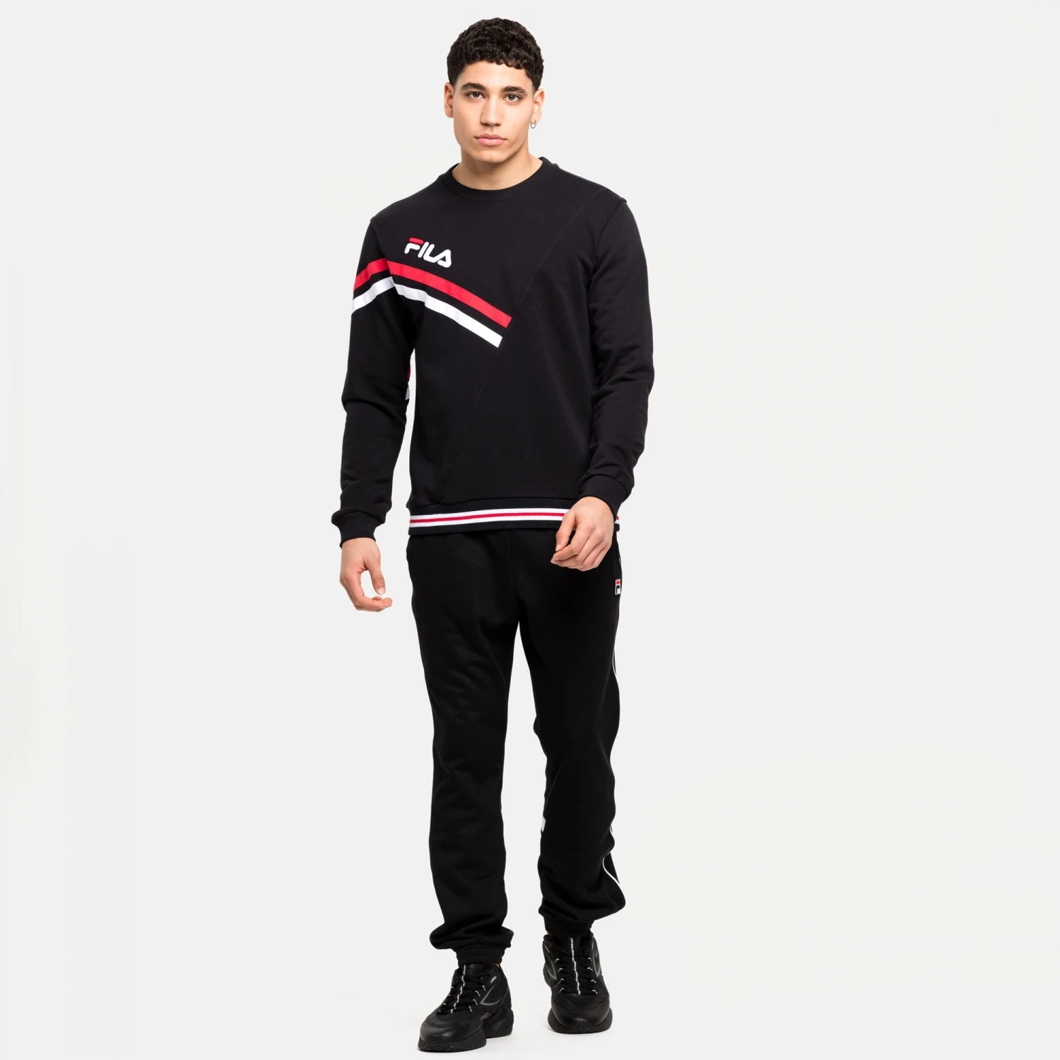 Fila Zeitz Crew Sweat Black-beauty 3 Fila Zeitz Crew Sweat Black-beauty – Bild 3